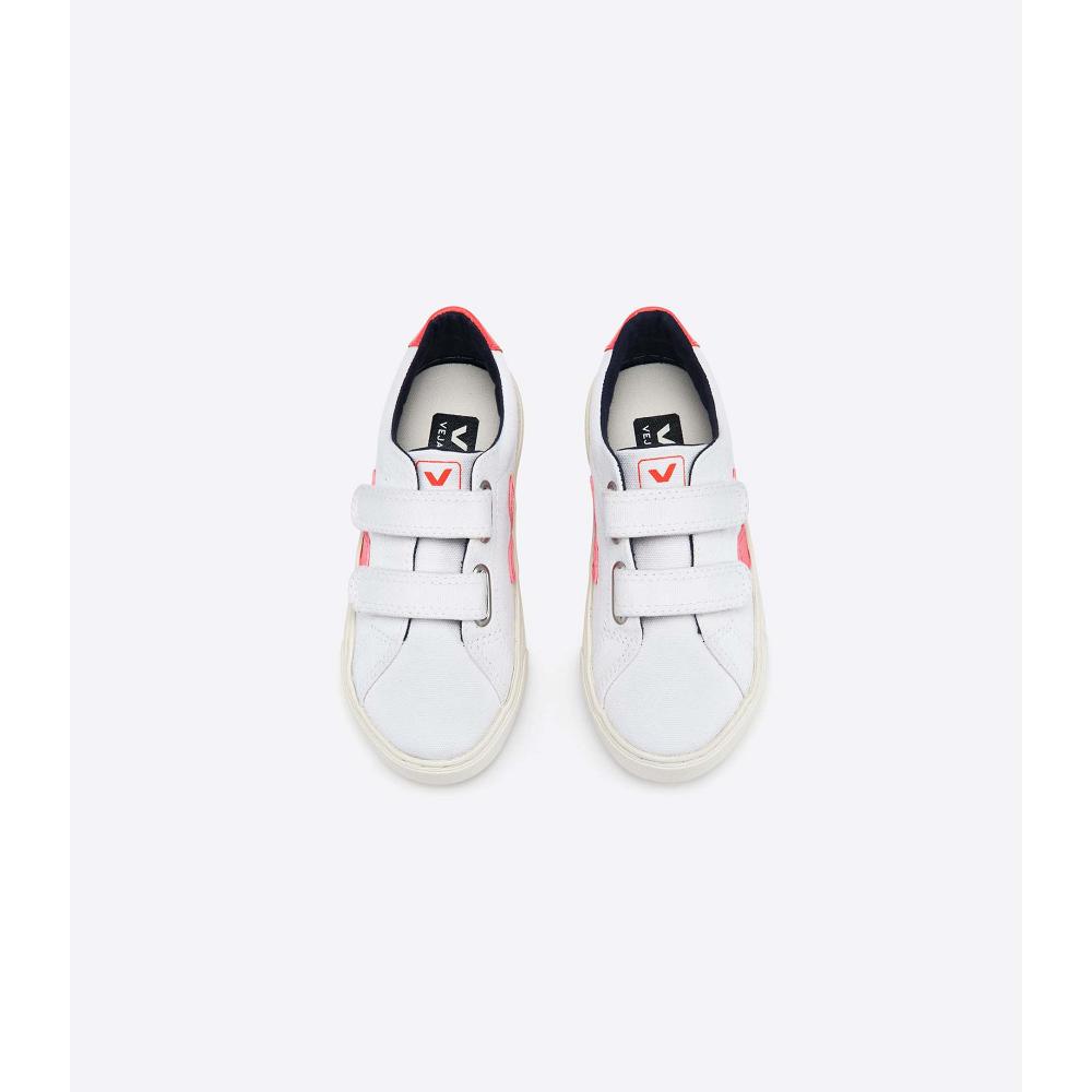 Veja ESPLAR Sneakers Kinderen White/Orange | BE 815RVD